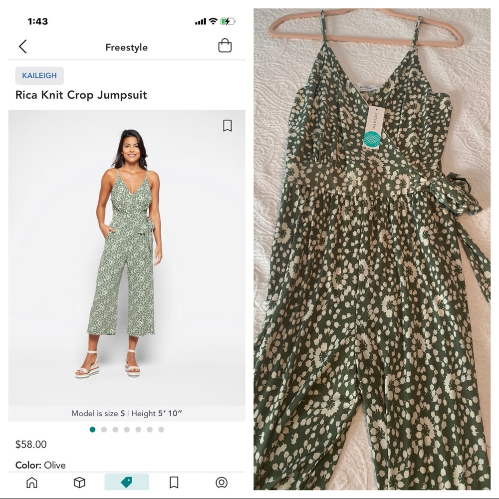 Olive green jumpsuit